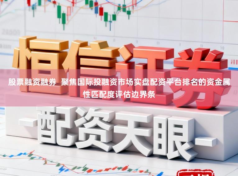 股票融资融券  聚焦国际投融资市场实盘配资平台排名的资金属性匹配度评估边界条